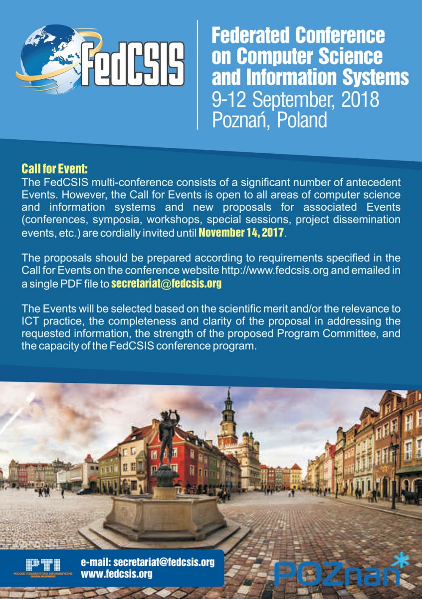 FedCSIS 2018 FedCSIS 2018